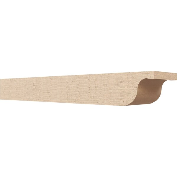 Ekena Millwork 6in. W x 4in. H x 32in. L Del Monte Woodgrain TimberThane Rafter Tail, Primed Tan RFTUR06X04X32DELRCPR - main